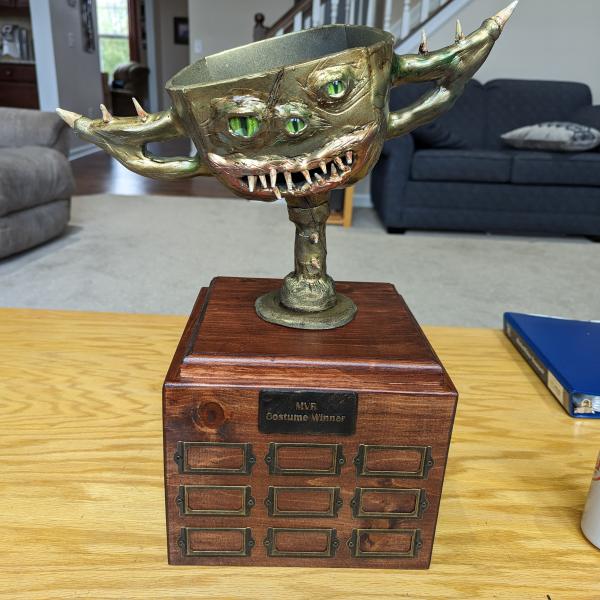 Halloween Costume Winner Trophy